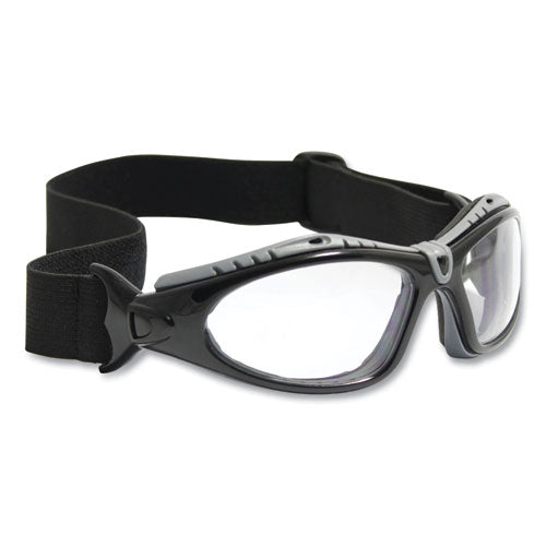 Optical Fuselage Safety Goggles, Black Frame, Clear Lens
