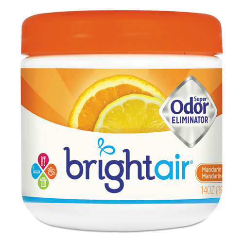 Super Odor Eliminator, Mandarin Orange And Fresh Lemon, 14 Oz Jar
