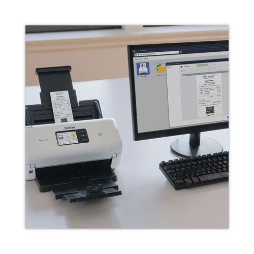 Escáner de escritorio de alta velocidad Ads-3300w, resolución óptica de 600 ppp, alimentador automático de documentos de 60 hojas