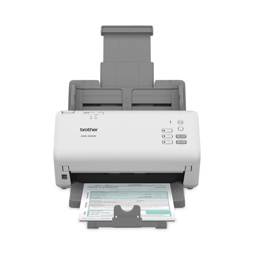 Escáner de escritorio profesional Ads-4300n, resolución óptica de 600 ppp, alimentador automático de documentos de 80 hojas