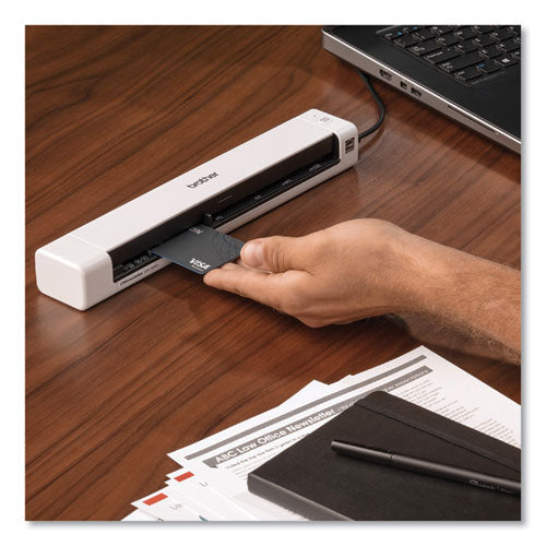 Ds-640 Compact Mobile Document Scanner, 600 Dpi Optical Resolution, 1-sheet Auto Document Feeder