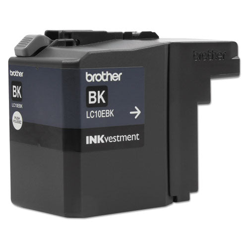 Lc10ebk Inkvestment Tinta de alto rendimiento, rendimiento de 2400 páginas, negro