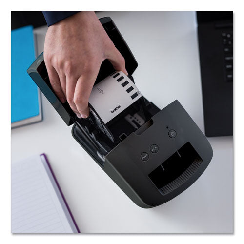 Impresora de etiquetas de escritorio económica Ql-600, velocidad de impresión de 44 etiquetas/min, 5,1 x 8,8 x 6,1