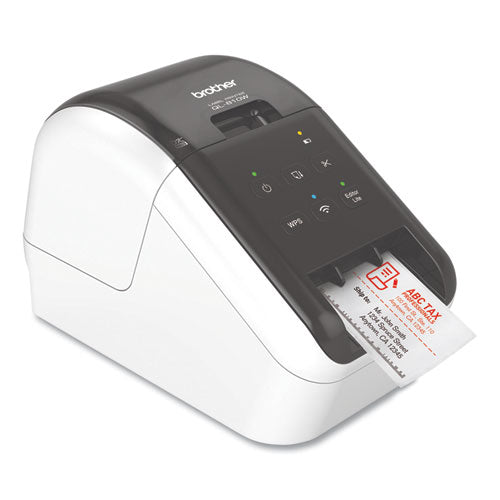 Impresora de etiquetas ultrarrápida Ql-810w con red inalámbrica, velocidad de impresión de 110 etiquetas/min, 5 x 9,38 x 6