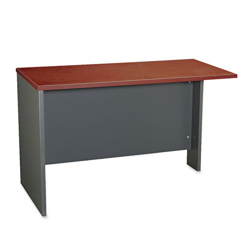 Serie C Collection Desk Shell, 71.13" X 29.38" X 29.88", Hansen Cherry/grafito gris