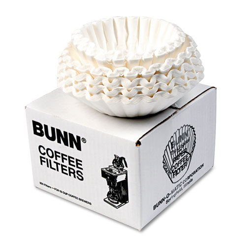 Coffee Filters, 12 Cup Size, Flat Bottom, 3,000/carton