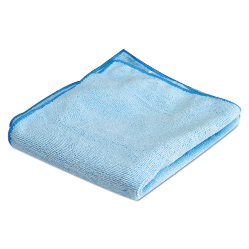 Microfiber Cleaning Cloths, 16 X 16, Blue, 24/pack