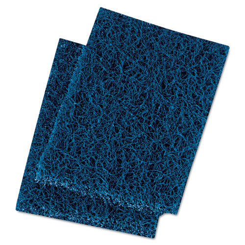 Extra Heavy-duty Scour Pad, 3.5 X 5, Dark Blue, 20/carton