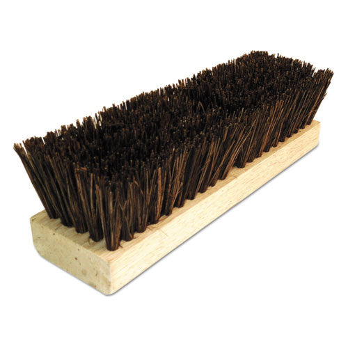Deck Brush Head, 2" Brown Palmyra Bristles, 10" Brush