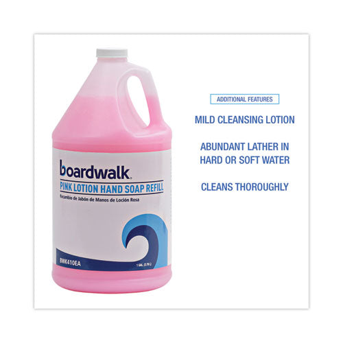 Mild Cleansing Pink Lotion Soap, Cherry Scent, Liquid, 1 Gal Bottle, 4/carton