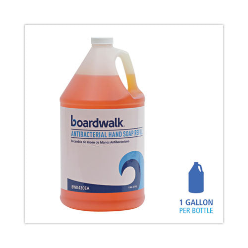 Antibacterial Liquid Soap, Clean Scent, 1 Gal Bottle, 4/carton