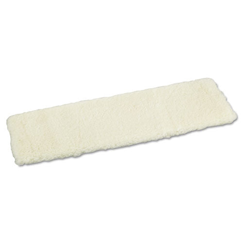 Cabezal de trapeador, almohadilla de repuesto para aplicador, lana de cordero, 14", blanco
