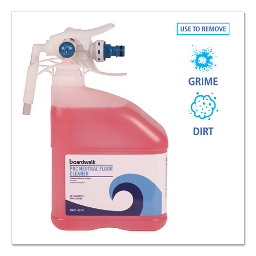 Pdc Neutral Floor Cleaner, Tangy Fruit Scent, botella de 3 litros, 2/cartón