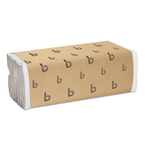 C-fold Paper Towels, 1-ply, 11.44 X 10, Bleached White, 200 Sheets/pack, 12 Packs/carton