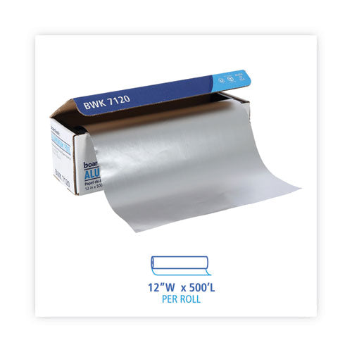 Rollo de papel de aluminio de alta resistencia, 12" x 500 pies