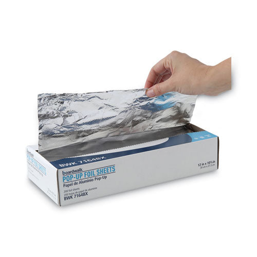 Heavy-duty Aluminum Foil Pop-up Sheets, 12 X 10.75, 200/box, 12 Boxes/carton