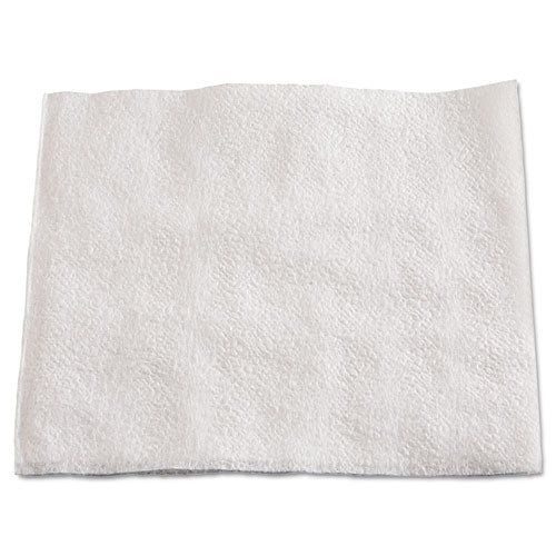 Office Packs Lunch Napkins, 1-ply, 12 X 12, White, 400/pack