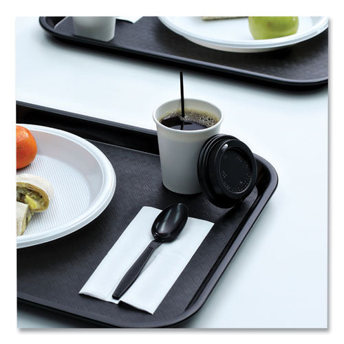 Tapas para tazas calientes, para tazas calientes de 8 oz, negras, 1,000/cartón