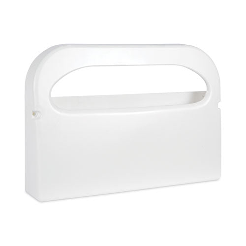 Dispensador de tapas para asientos de inodoro, 16 x 3 x 11,5, blanco, 2/caja