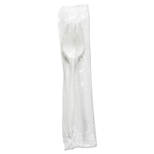 Mediumweight Wrapped Polypropylene Cutlery, Knives, White, 1,000/carton