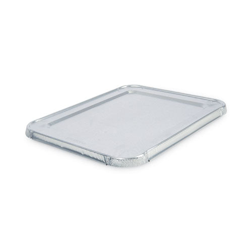 Tapas de aluminio para bandejas de mesa de vapor, se adapta a bandejas de tamaño medio, hondas, 10,5 x 12,81 x 0,63, 100/caja