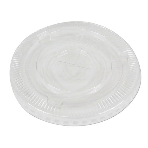 Pet Cold Cup Lids, Fits 12 Oz To 24 Oz Plastic Cups, Clear, 1,000/carton