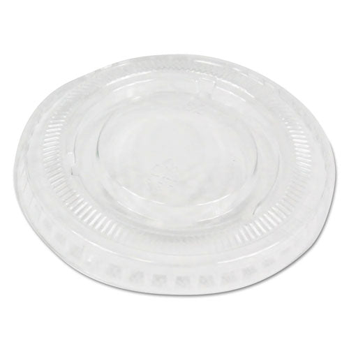 Souffle/portion Cup Lids, Fits 2 Oz Portion Cups, Clear, 2,500/carton