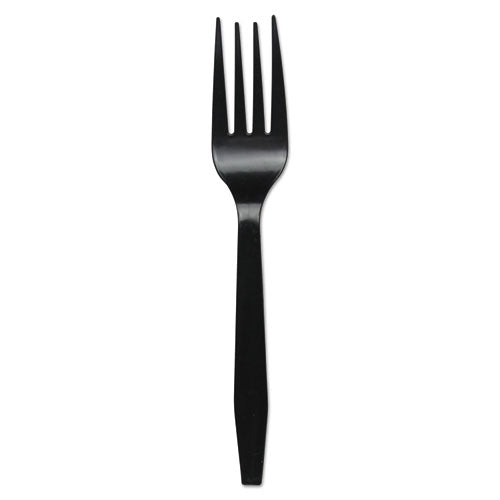 Mediumweight Polystyrene Cutlery, Teaspoon, White, 100/box