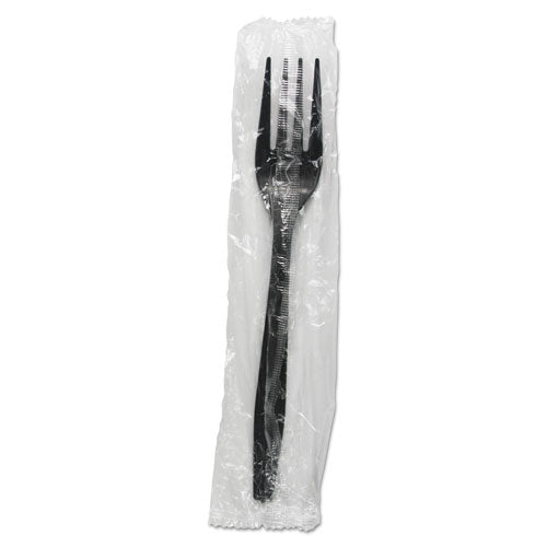 Heavyweight Wrapped Polypropylene Cutlery, Teaspoon, White, 1,000/carton