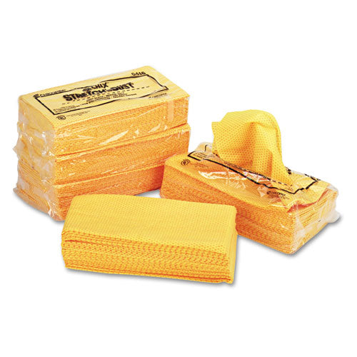 Stretch 'n Dust Cloths, 12.6 X 17, Yellow, 40/pack, 10 Packs/carton