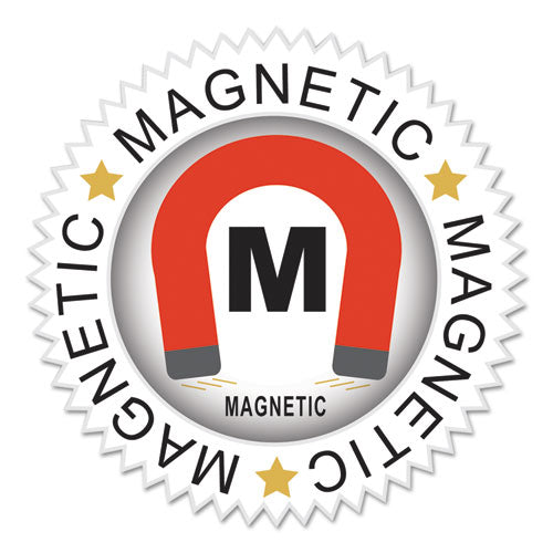 Portaobjetos magnéticos para cubículos, 9,2 x 11,69, montaje magnético, transparente, 25/paquete