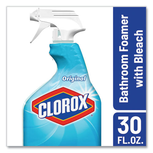 Bleach Foamer Bathroom Spray, Original, 30 Oz Spray Bottle, 9/carton