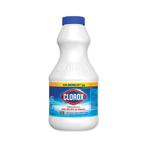 Regular Bleach With Cloromax Technology, 24 Oz Bottle, 12/carton