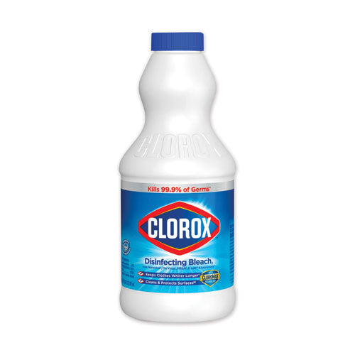 Regular Bleach With Cloromax Technology, 24 Oz Bottle, 12/carton