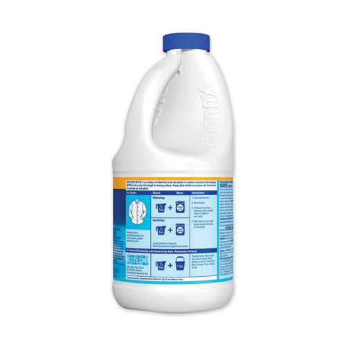 Regular Bleach With Cloromax Technology, 43 Oz Bottle, 6/carton