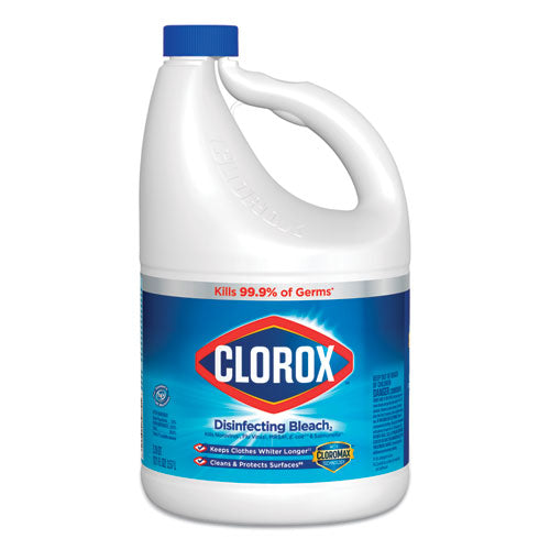 Regular Bleach With Cloromax Technology, 43 Oz Bottle, 6/carton