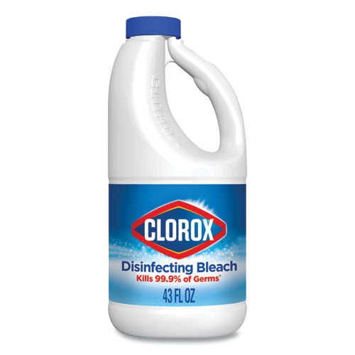 Blanqueador regular con tecnología Cloromax, botella de 43 oz, 6 por caja