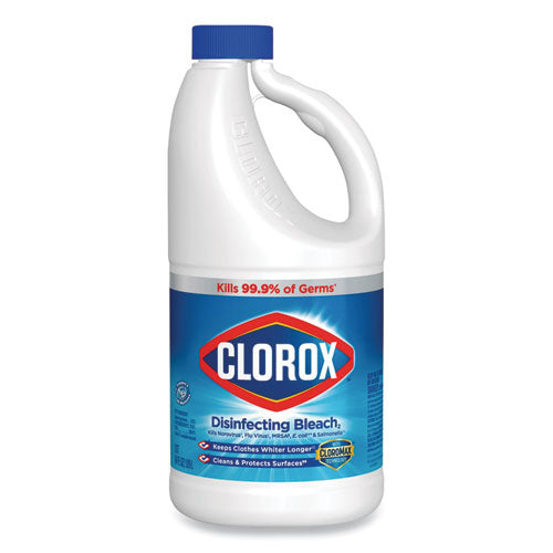 Regular Bleach With Cloromax Technology, 43 Oz Bottle, 6/carton