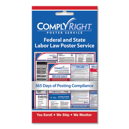 Labor Law Poster Service, "federal Contractor Labor Law", 4 X 7