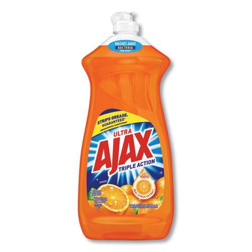 Dish Detergent, Liquid, Antibacterial, Orange, 52 Oz, Bottle, 6/carton