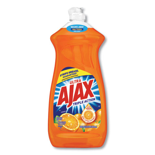 Detergente para platos, líquido, antibacteriano, naranja, 52 oz, botella