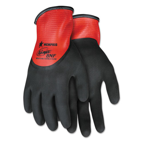 Guantes de trabajo Ultra Tech Tacartonile Dexterity, azul/negro, grandes, docena