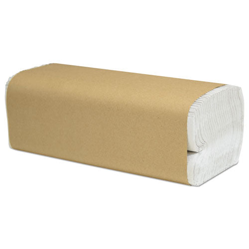 Select Folded Paper Towels, C-fold, 1-ply, 10 X 13, White, 200/pack, 12 Packs/carton