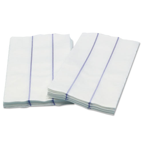 Tuff-job Foodservice Towels, 1/4 Fold, 13 X 24, White/blue, 72/carton
