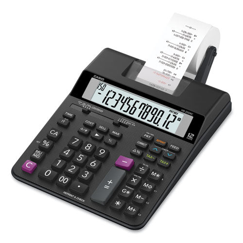 Calculadora de impresión Hr200rc, impresión en negro/rojo, 2,4 líneas/seg.