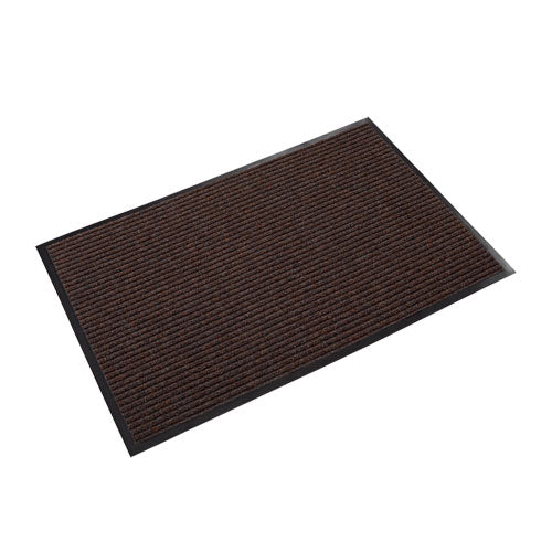 Alfombrilla para limpiar y raspar con costilla de aguja, polipropileno, 36 x 120, marrón