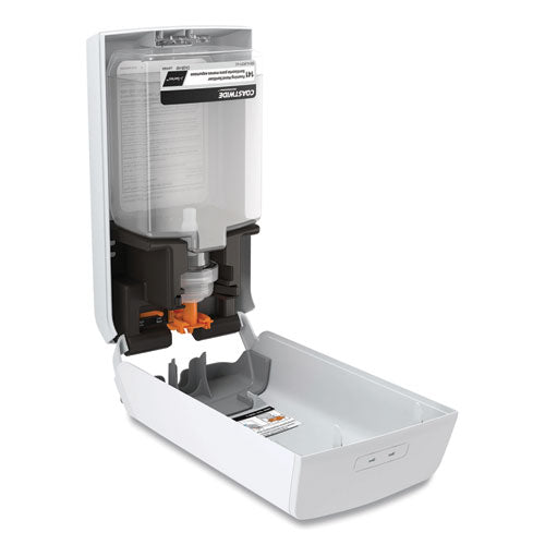 J-series Wall-mounted Manual Hand Sanitizer Dispenser, 1,200 Ml, 6.12 X 4.11 X 11.5, White