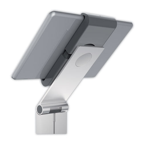 Wall-mounted Tablet Holder, Silver/charcoal Gray