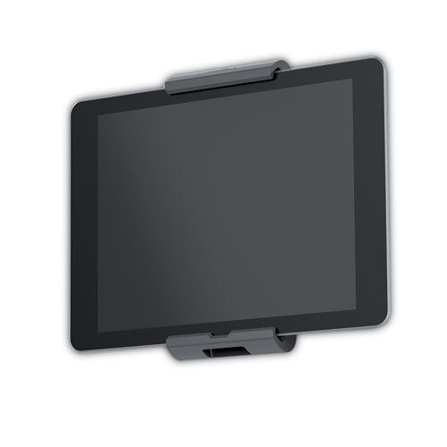 Mountable Tablet Holder, Silver/charcoal Gray