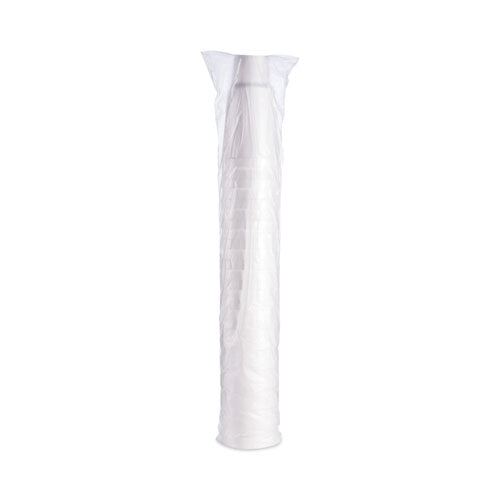 J Cup Vasos de espuma aislados con pedestal, 44 oz, blanco, 300/caja